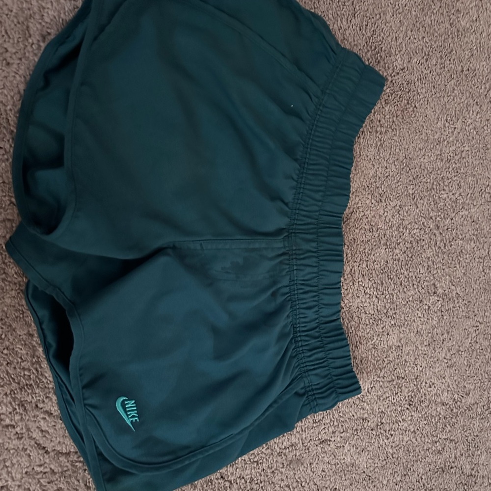 Nike Women's Dark Green/Teal Athletic Shorts